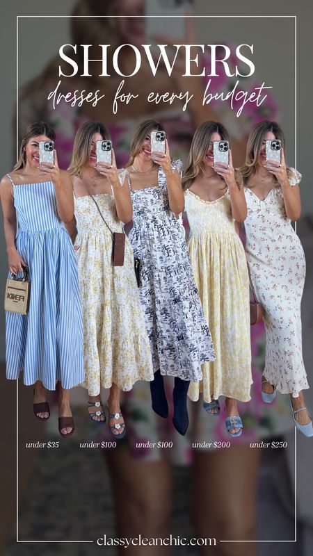 Shower dresses special occasion dresses in my usual small. Walmart blue dress I sized down to an xs. 
Dibs code: emerson (good life gold & strawberry summer)
Electric picks code: emerson20


#LTKparties #LTKfindsunder100 #LTKwedding