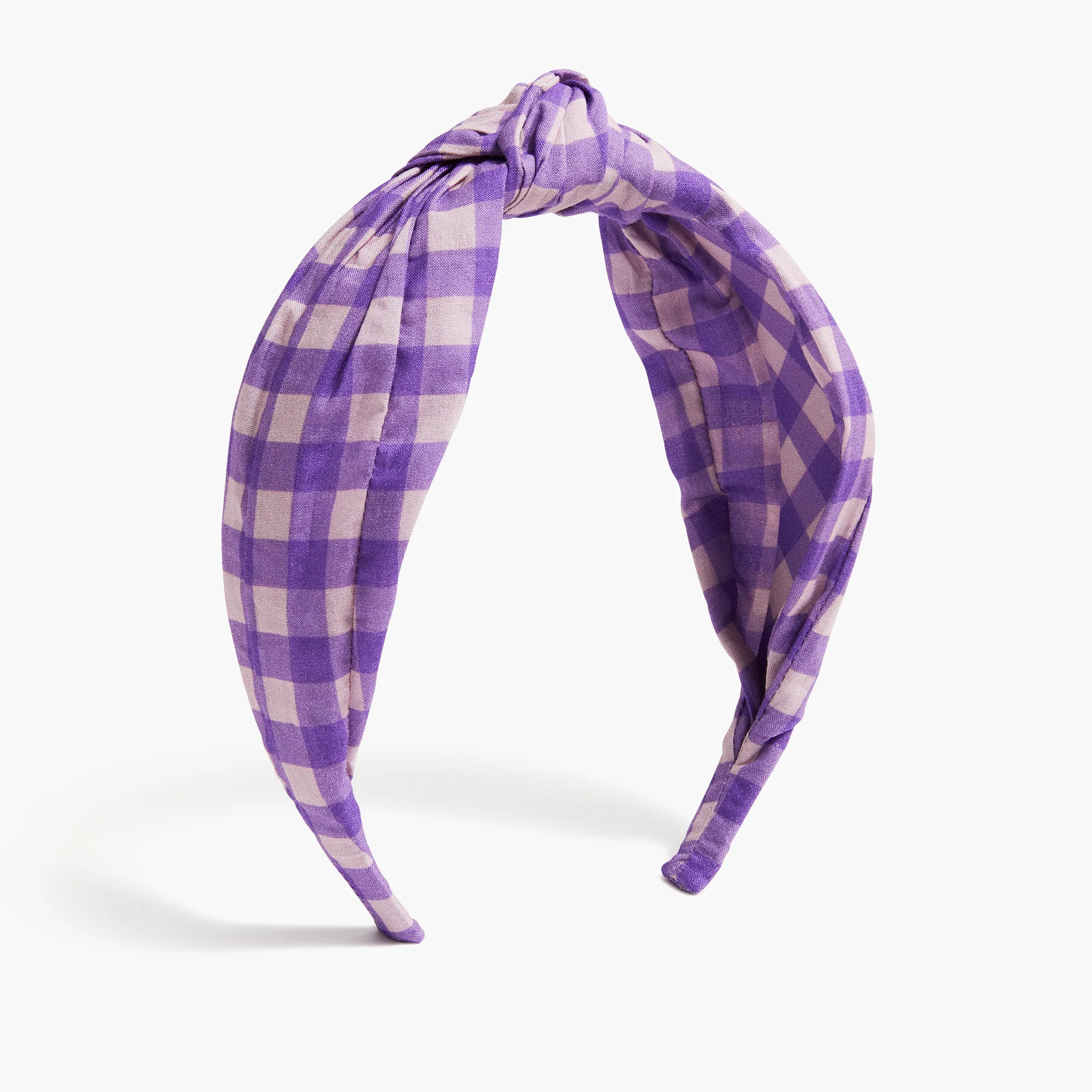 Gingham knot headband | J.Crew Factory