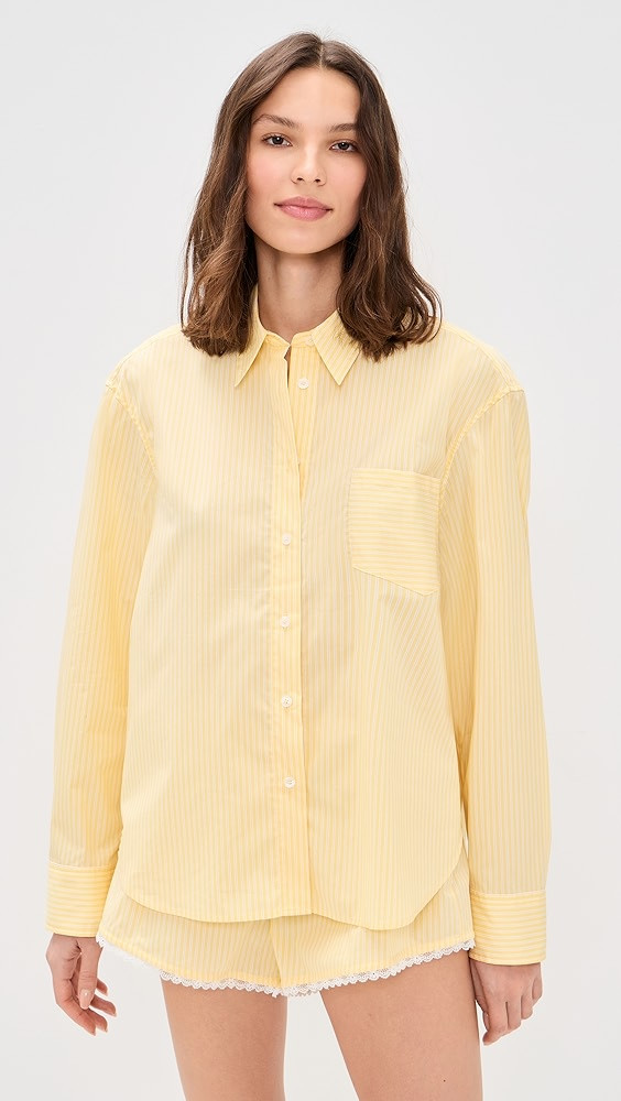 Poplin Classic Boxy Shirt | Shopbop