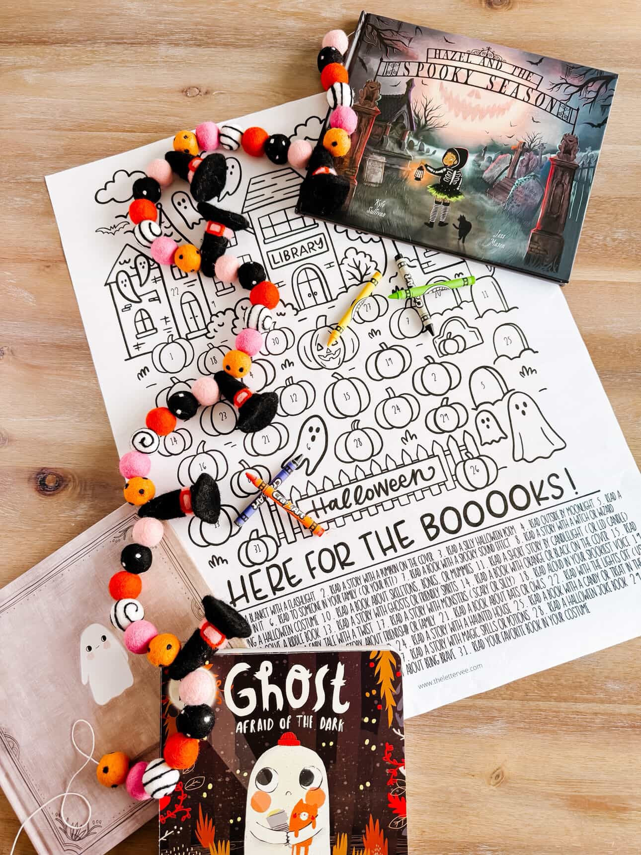 Halloween Reading Advent Countdown | The Letter Vee x Little Books & N | The Letter Vee