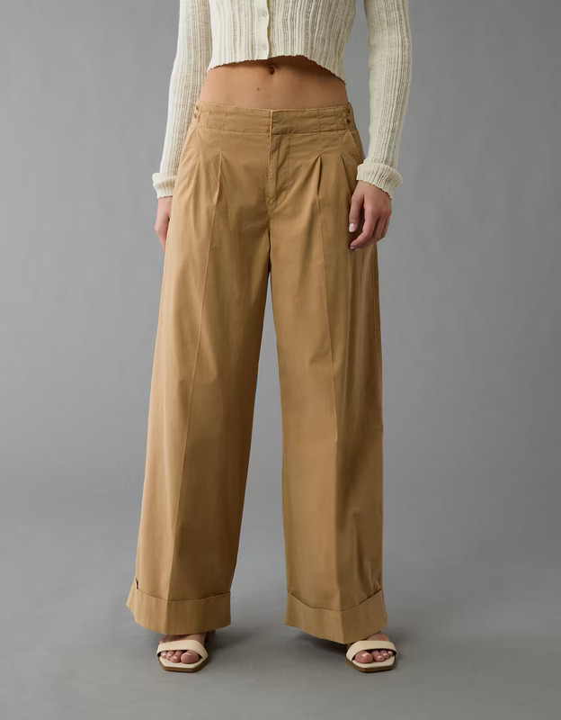 AE Poplin Pull-On Pant | American Eagle Outfitters (US & CA)