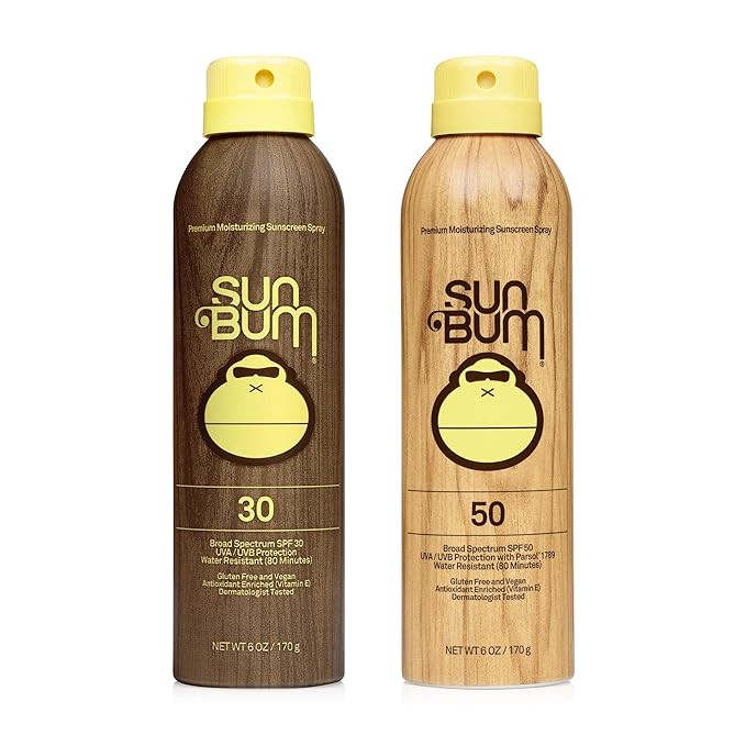 Sun Bum Sun Bum Original Spf 30 and 50 Sunscreen Spray Vegan and Reef Friendly (octinoxate & Oxyb... | Amazon (US)