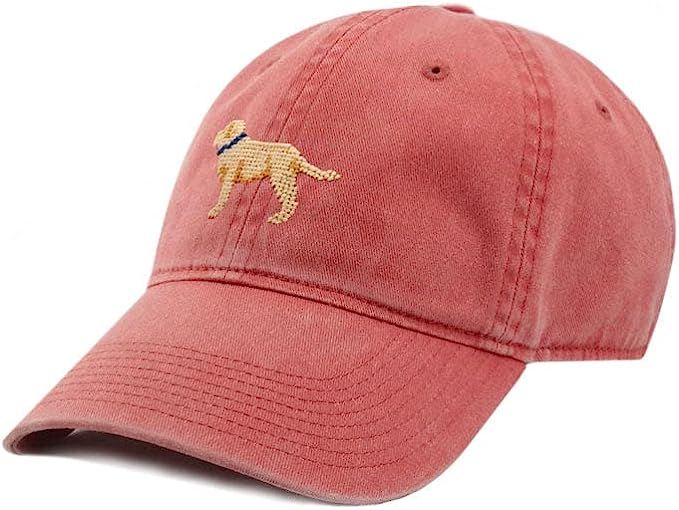 Yellow Lab Needlepoint Hat in Nantucket Red by Smathers & Branson | Amazon (US)