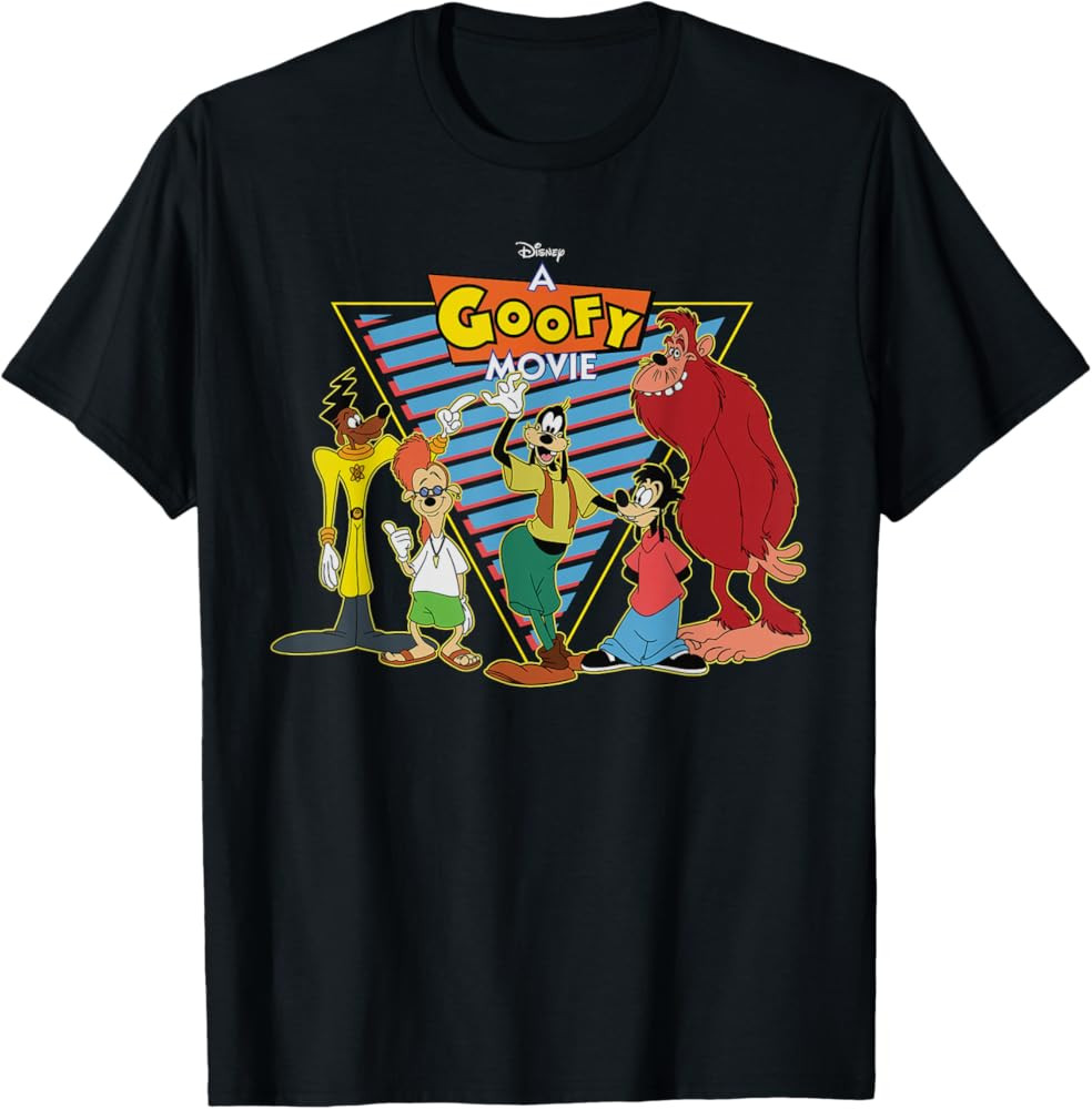 Disney A Goofy Movie Crew 90s T-Shirt | Amazon (US)