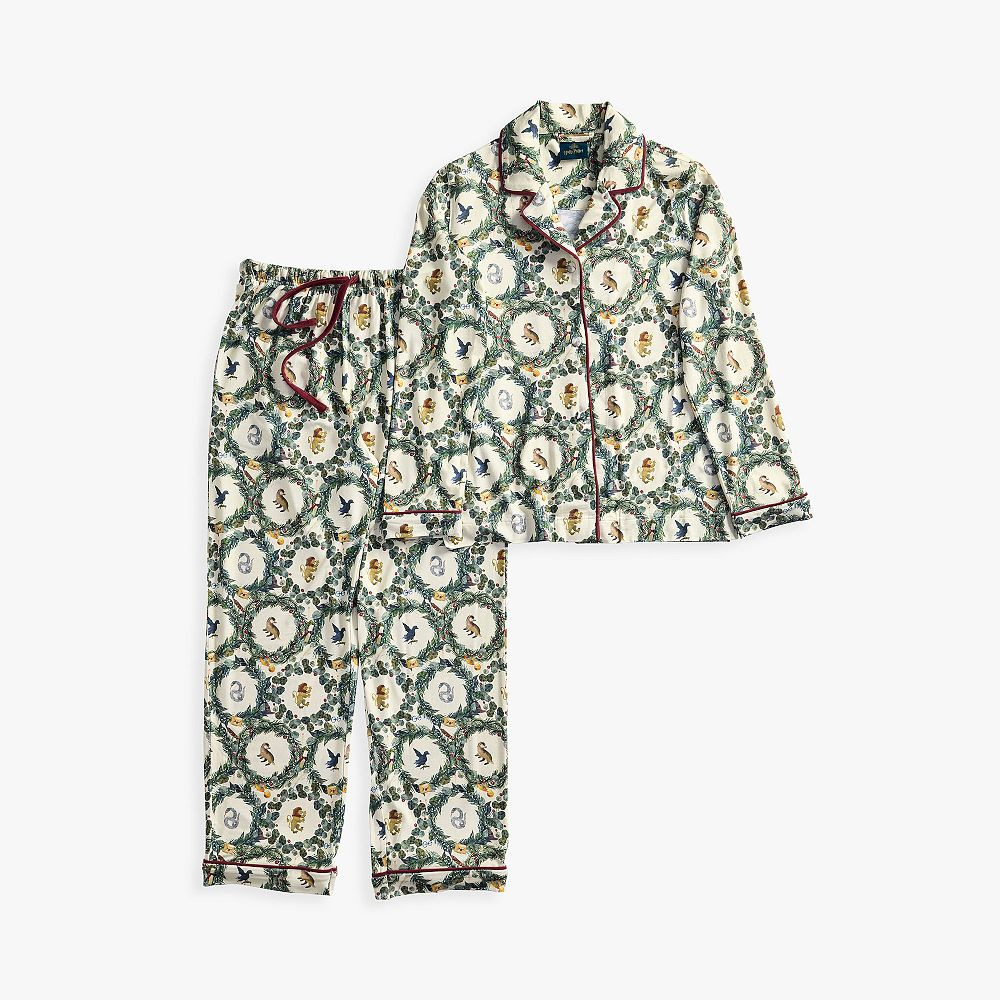 Harry Potter™ Wreath Classic Long Pajama Set | Pottery Barn Teen