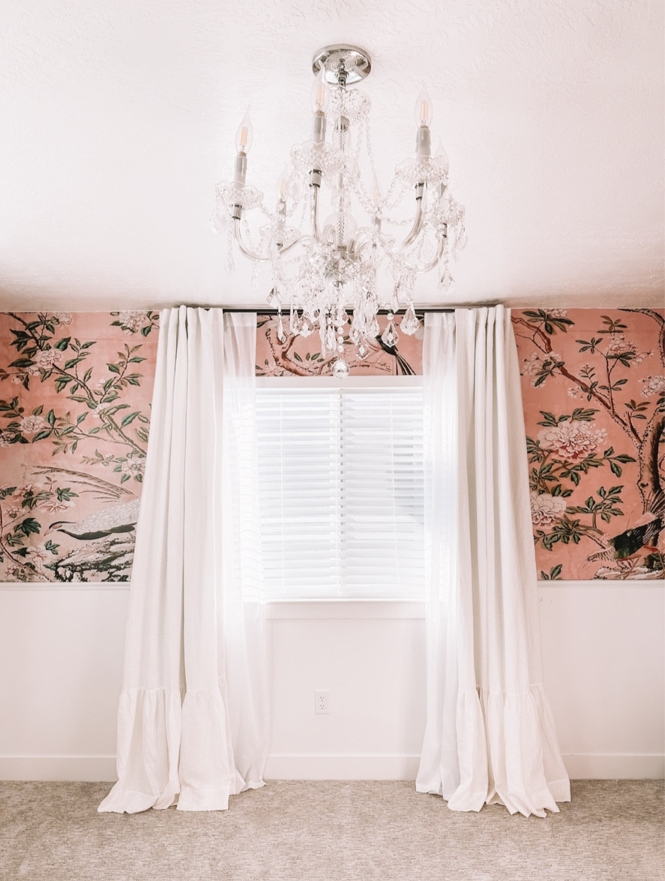 Ava’s new room - wallpaper, chandelier, peel and stick trim & laser level I used 

#LTKFamily #LTKHome #LTKKids