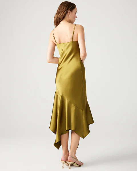 LUCILLE DRESS GREEN | Steve Madden (US)