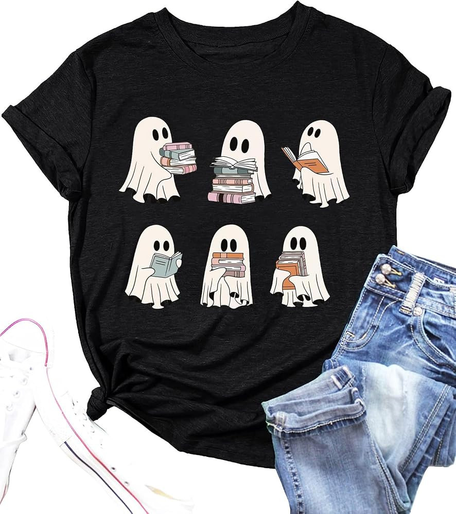 Halloween Witches Shirt Women Midnight Margaritas T-Shirt Novelty Graphic Witchy Party Tees Pract... | Amazon (US)