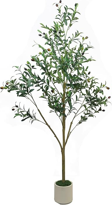 Olive Trees Artificial Indoor 5FT - Fake Tree for Indoor Decor, Realistic Faux Plants with Silk L... | Amazon (US)