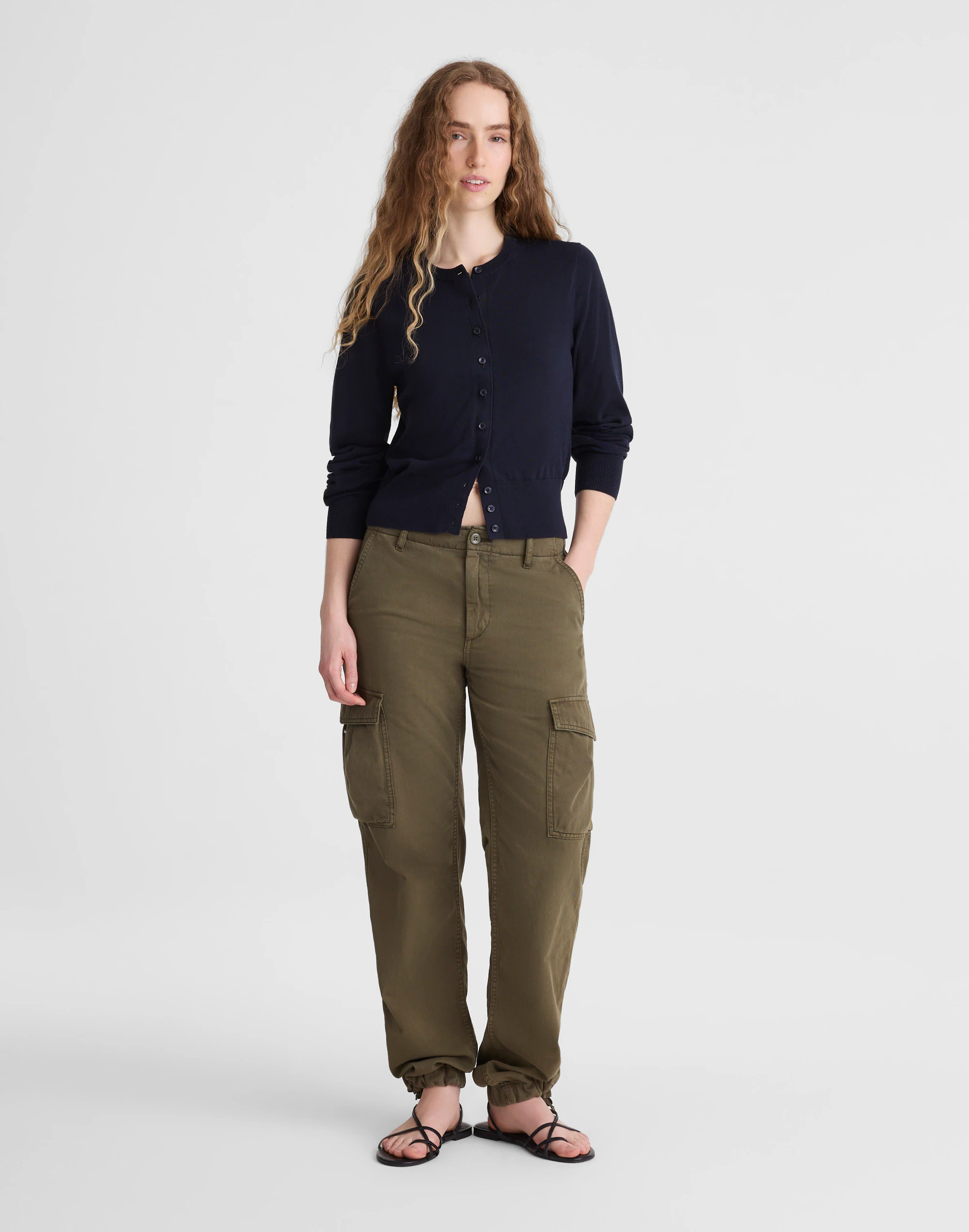 Button-Front Cardigan in 100% Cotton | Madewell