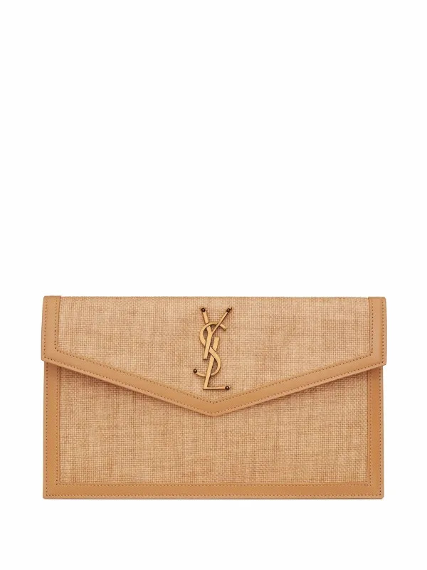 Uptown canvas clutch bag | Farfetch (CN)