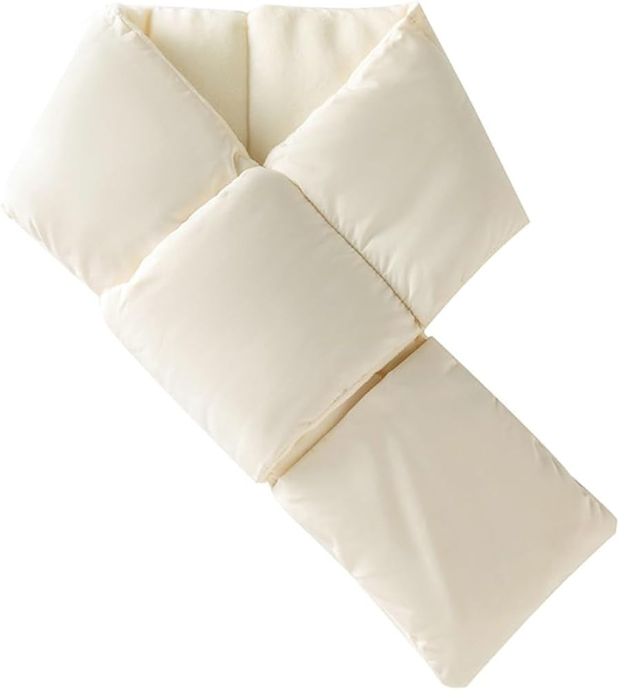 Halemet Womens Puffer Scarf Soft Scarf Lightweight Neckwarmer Solid Color Neck Wrap for Fall Wint... | Amazon (US)