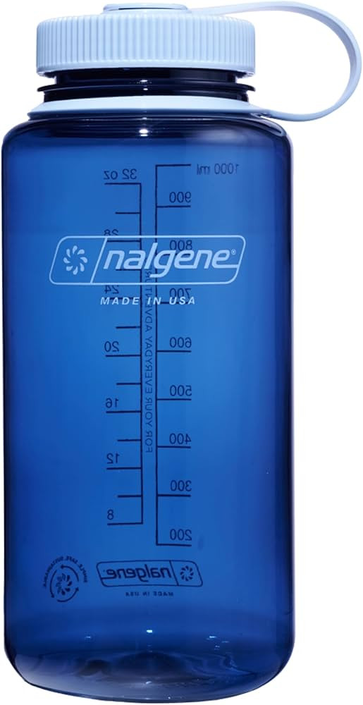 Nalgene Water Bottle - Lightweight Sustain Tritan BPA-Free Shatterproof Bottle for Backpacking, H... | Amazon (US)