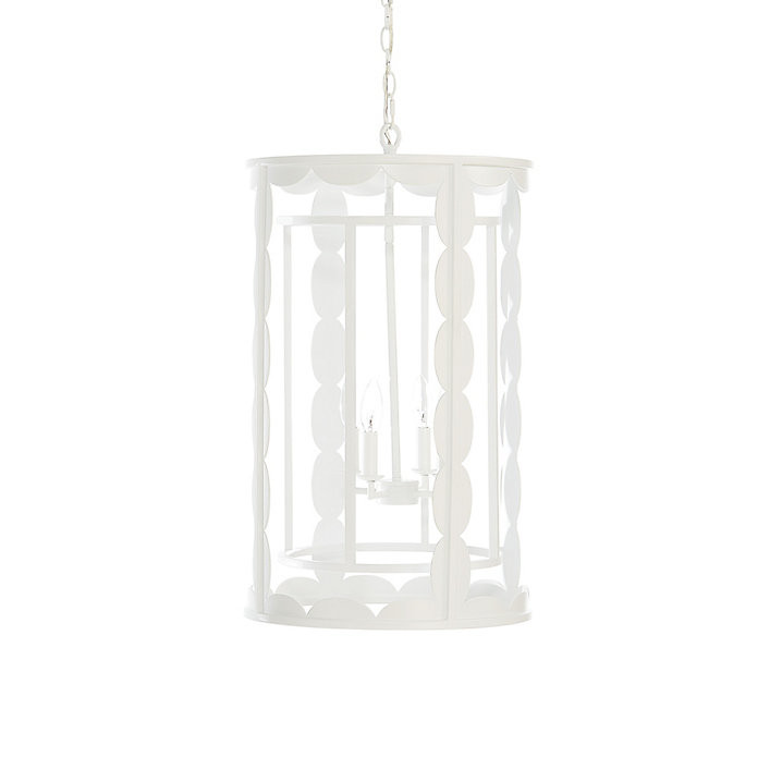 Ellison Scalloped 4-Light Pendant | Ballard Designs, Inc.