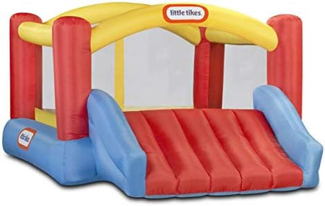 Little Tikes Jump 'n Slide Inflatable Bouncer Includes Heavy Duty Blower With GFCI, Stakes, Repai... | Amazon (US)