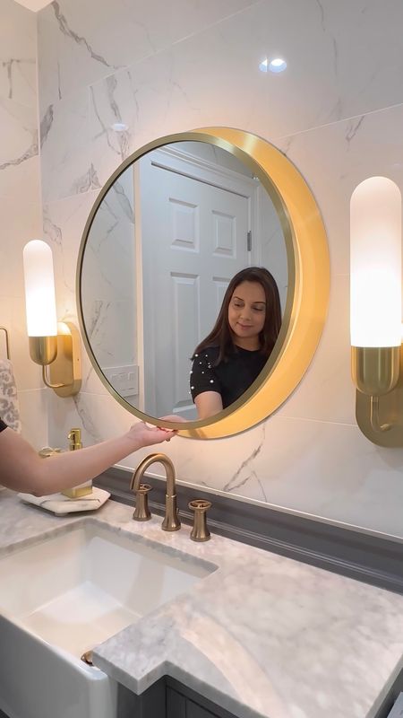 The vanity mirror and sconces are highest requested item and  one of the bestsellers from last week! , bathroom design, bathroom decor, bathroom styling ideas @lowes @amazon #amazonhome

#LTKhome #LTKsalealert #LTKVideo