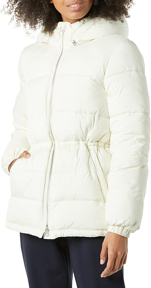 Amazon Essentials Women's Heavyweight Puffer Jacket with Drawstring Waist | Amazon (US)