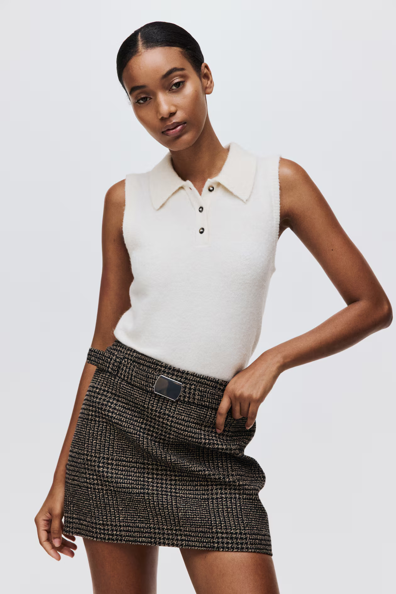 Belted mini skirt | H&M (UK, MY, IN, SG, PH, TW, HK)