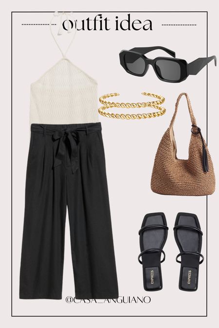 Sleek and Modern Summer Loom

Women’s Fashion | Summer Fashion | Halter Top | Sweater Halter Top | Linen Pants | High Waisted Pants | Wide Leg Pants | Black Sunglasses | Rectangle Sunglasses | Women’s Sunglasses | Bangle Bracelet | Gold Jewelry | Twisted Bangle Bracelet | Straw Bag | Straw Purse | Beach Bag | Rattan Handbag | Black Sandals | Flat Sandals 



#LTKcurves #LTKstyletip #LTKSeasonal