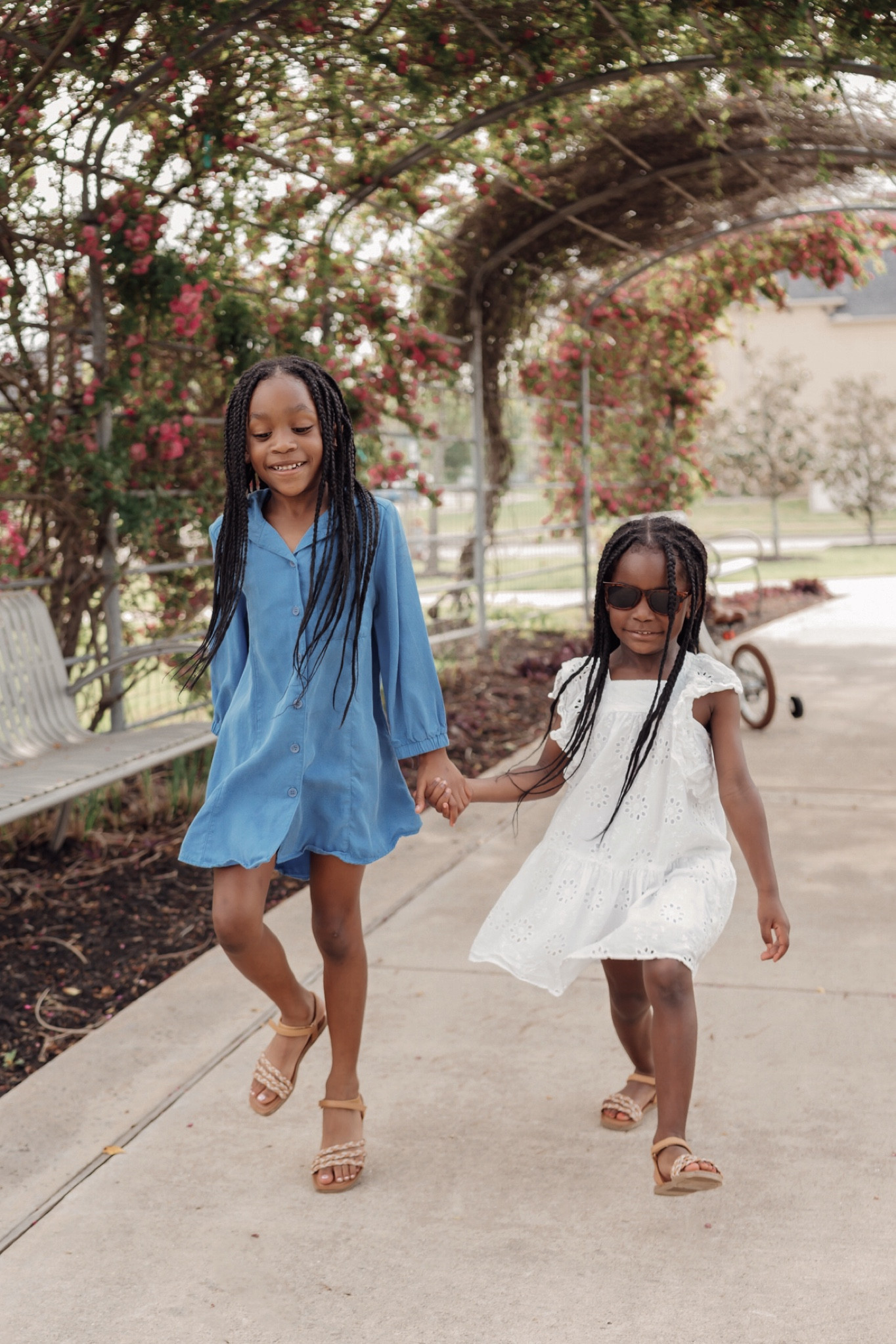 Girls summer dresses and sandals 

#LTKkids #LTKfamily #LTKshoecrush