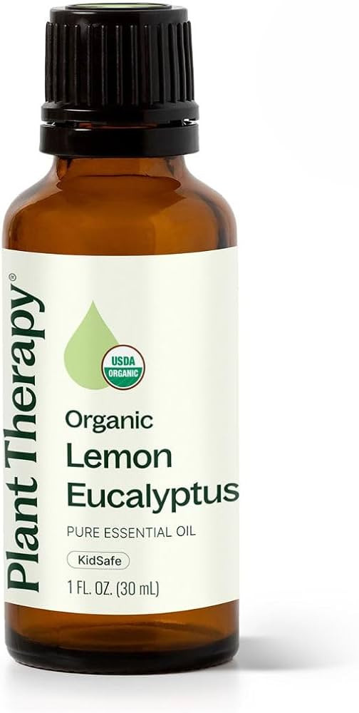 Plant Therapy Organic Lemon Eucalyptus Essential Oil 100% Pure, USDA Certified Organic, Undiluted... | Amazon (US)