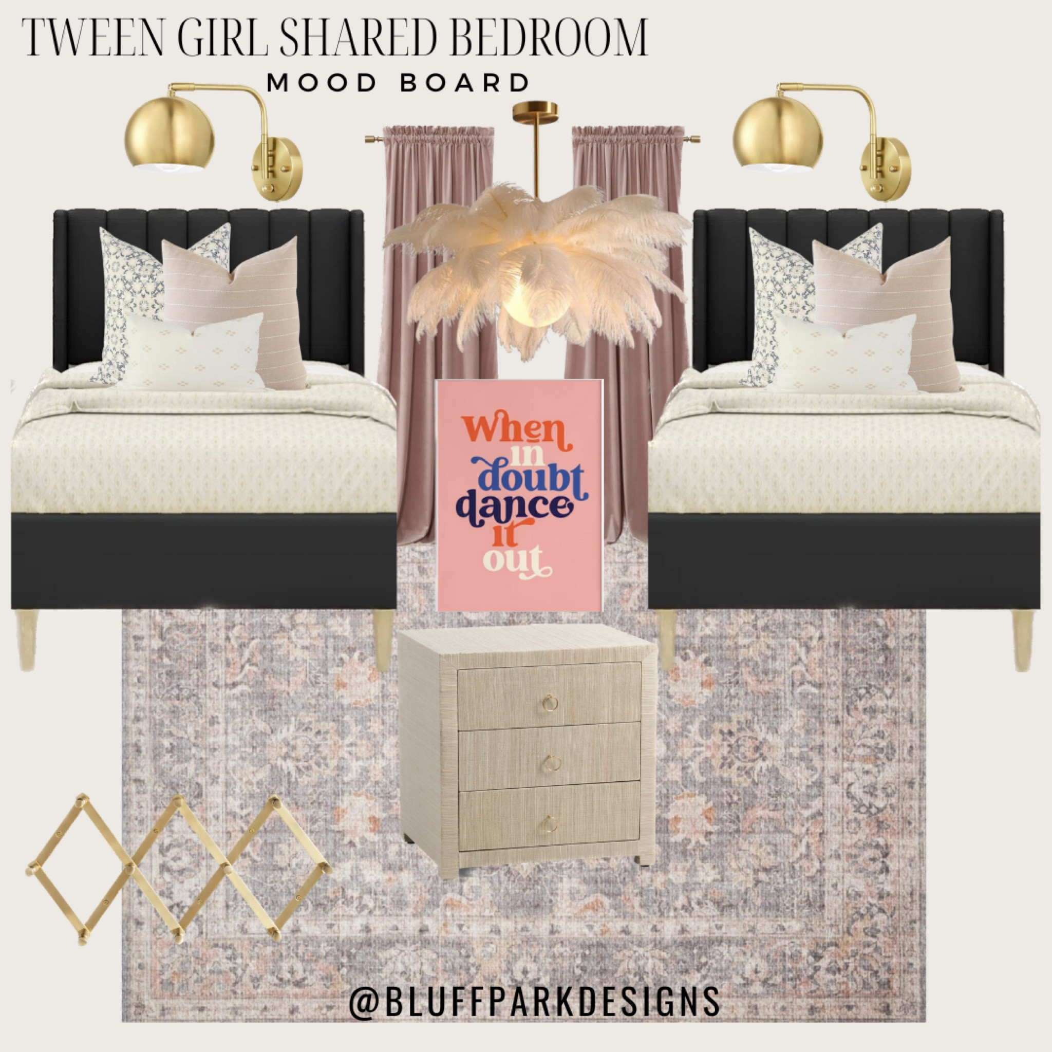 •Tween Girl Shared Bedroom•

Bed, Bedroom, Twin Bed, Girl Bedroom, Nightstand, Area Rug, Curtain Panels, Window Coverings, Accordion Wall Hook, Light, Lighting, Wall Sconce, Wall Art

#LTKkids #LTKGiftGuide #LTKhome
