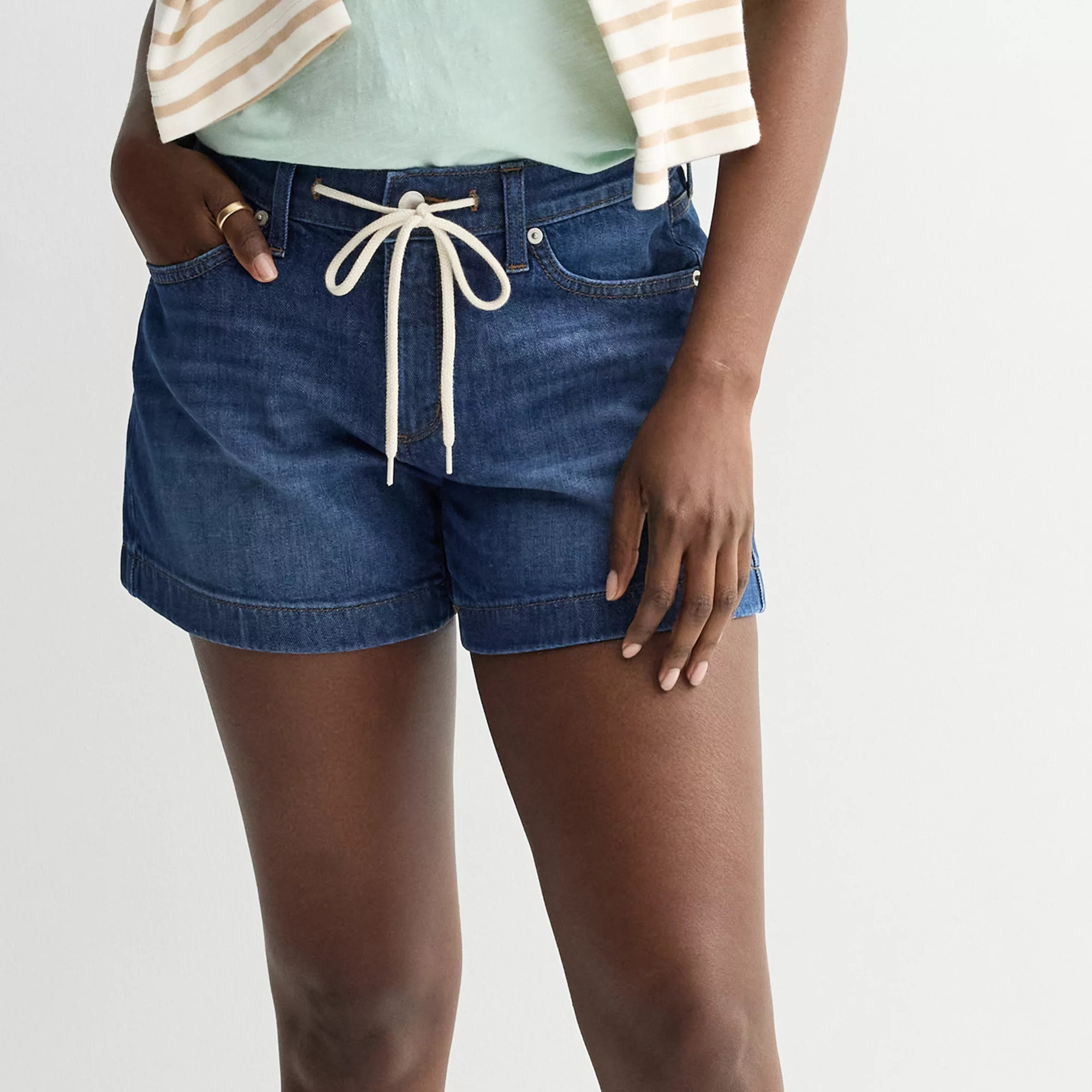 Women's Sonoma Goods For Life® Mid Rise Tie Waist Shorts | Kohl's