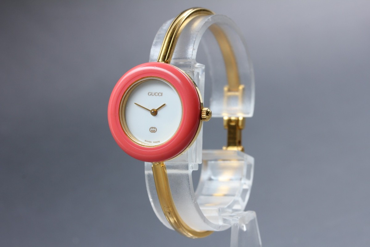 [Near MINT] Vintage GUCCI Change Bezel 11/12 Gold Quartz Women's Watch JAPAN | eBay US