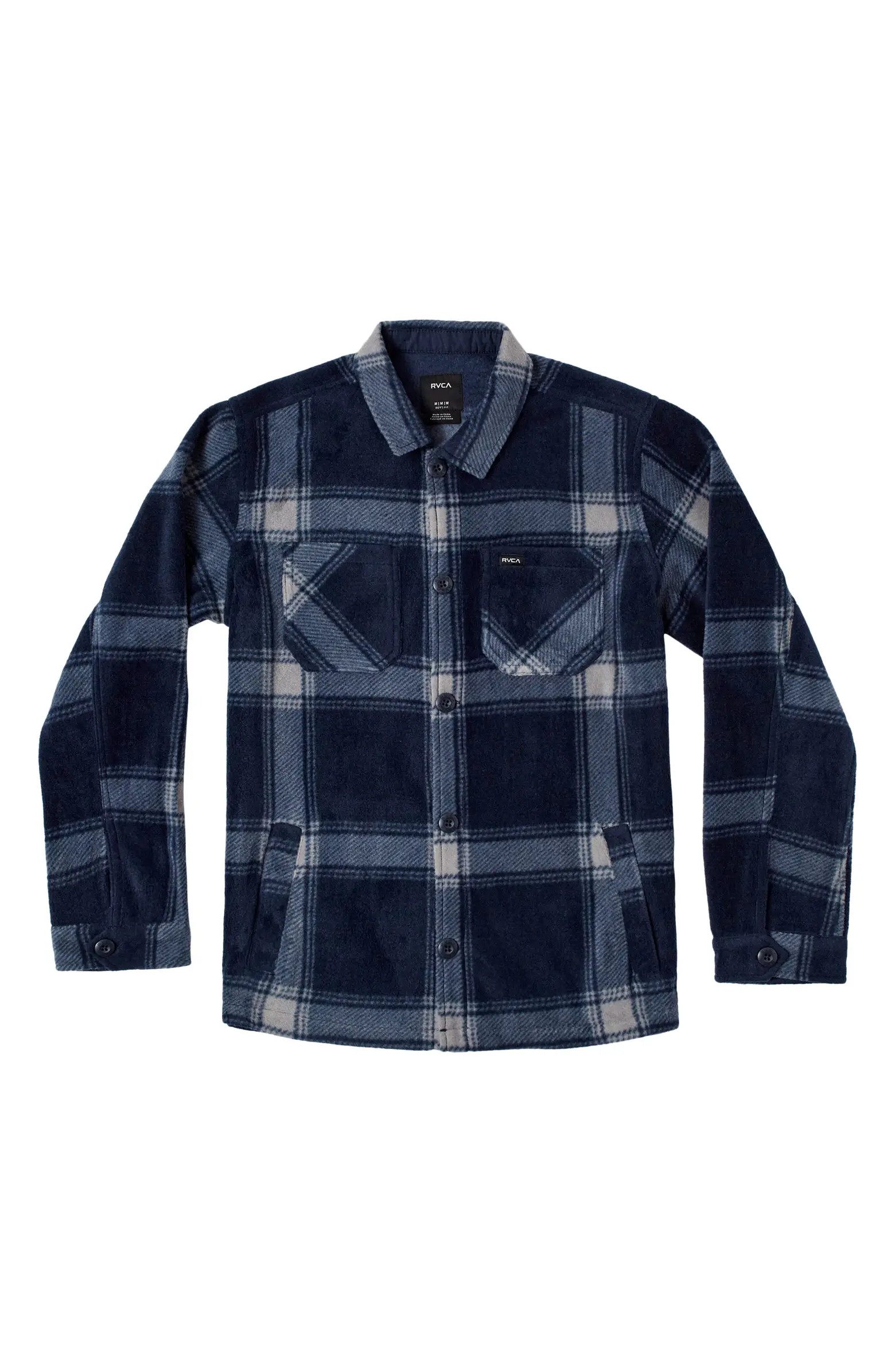 RVCA Kids' Yukon Fleece Shirt Jacket | Nordstrom | Nordstrom