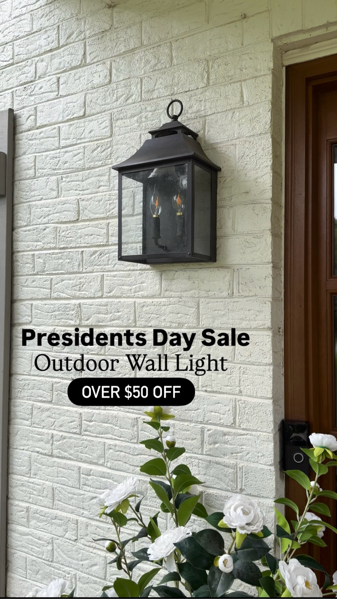 Birch lane • outdoor wall light • front porch decor • Presidents’ Day sale 

#LTKHome #LTKSaleAlert