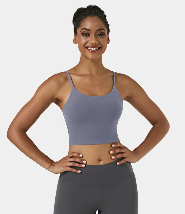 Women’s Basic Padded Workout Cropped Tank Top - Halara | HALARA
