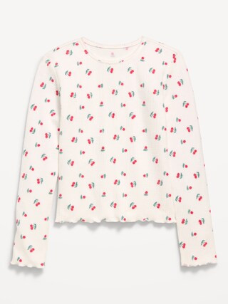CozePlush Printed Long-Sleeve T-Shirt for Girls | Old Navy (US)