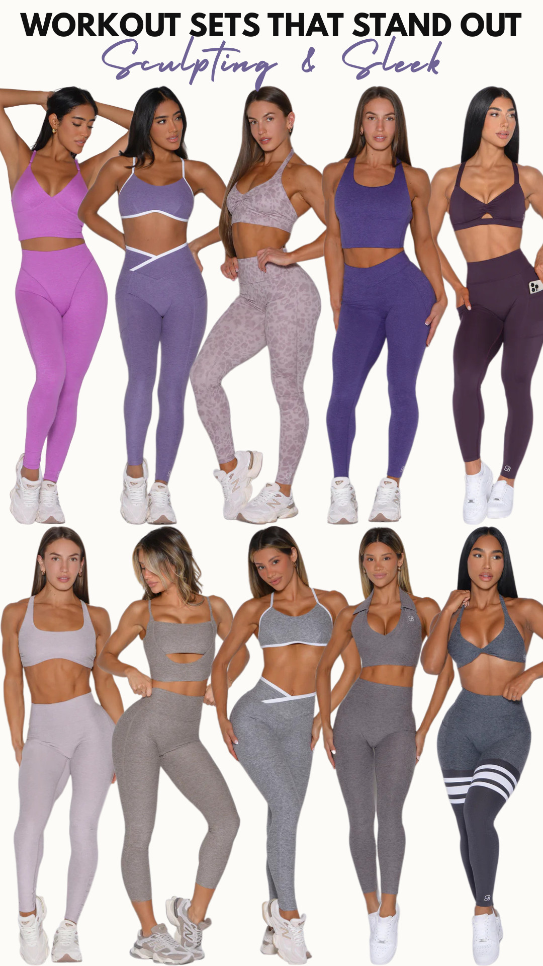 Bombshell Sportswear | Sports Bra, Tank Tops & Snatching High-Waisted Leggings | Matching Sets

Workout Sets That Stand Out: Sculpting & Sleek

For the days you want your activewear to feel sculpting, sleek, and way more elevated than basic leggings. 

These Bombshell Sportswear purple and grey workout sets have that flattering, body-hugging gym outfit look that makes you feel instantly more put together before you even start the workout.

This edit is for the girl who wants her gym clothes to actually do something — shape, flatter, smooth, and still look cute enough for pilates, lifting, hot girl walks, coffee runs, errands, travel days, and casual weekend outfits.

Why these are worth clicking:
• Sculpting leggings that give a sleek, flattering fit
• Purple and grey activewear that feels elevated but still wearable
• Matching workout sets that look styled with zero extra effort
• Bra tops with cute details that make each set feel less basic
• Gym-to-errands outfits that feel polished, sporty, and confident

Perfect for Bombshell Sportswear activewear, sculpting leggings, matching workout sets, purple gym outfits, grey workout sets, pilates outfits, lifting outfits, hot girl walk outfits, athleisure outfits, sleek activewear, cute gym clothes, coffee run outfits, travel day outfits, and everyday sporty style.

These are the sets that make your workout outfit feel like the motivation.

↓ Everything is linked!

#LTKActive #LTKSaleAlert #LTKTravel