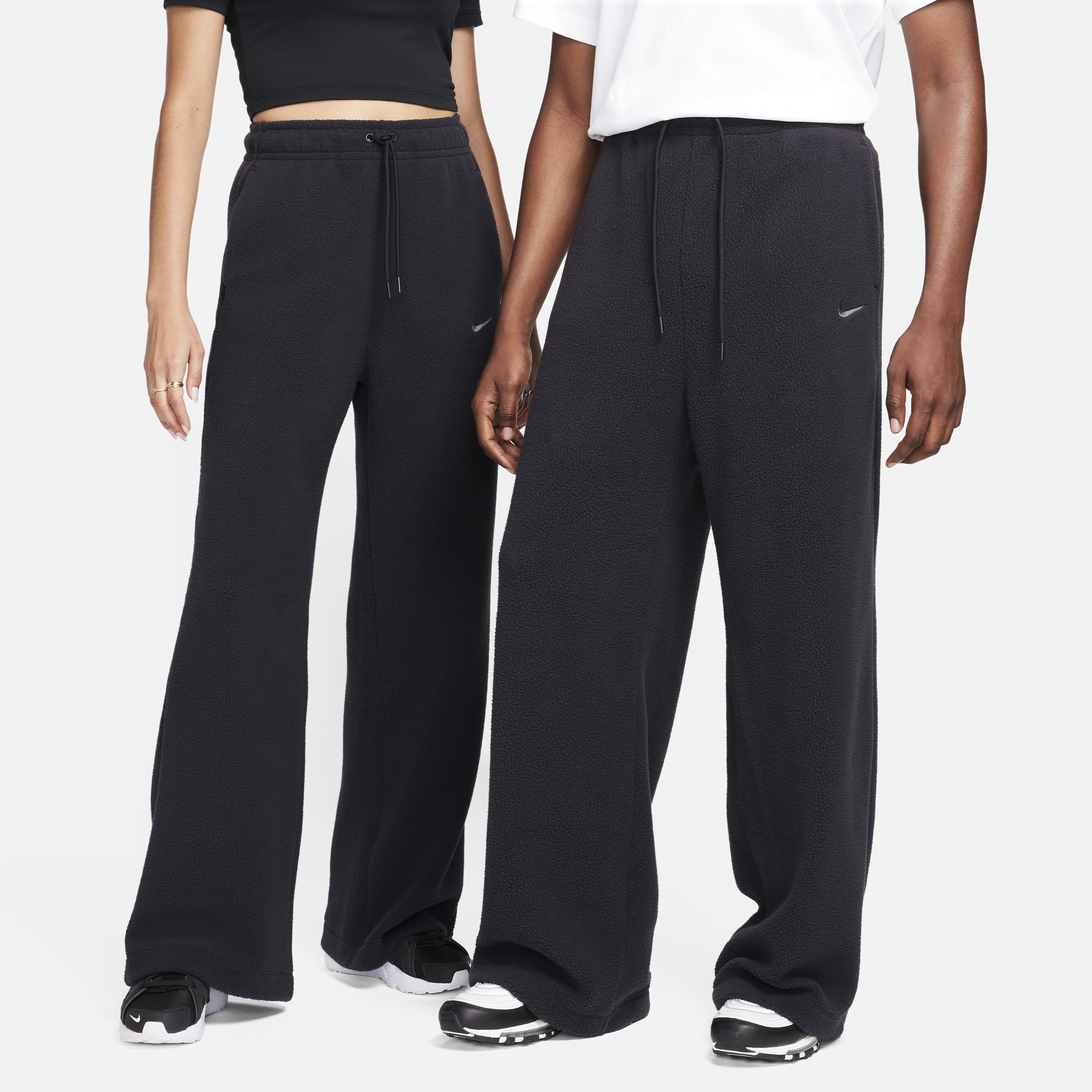 Women's Nike Sportswear Plush Pants in Black | DV4361-010 | Nike (US)