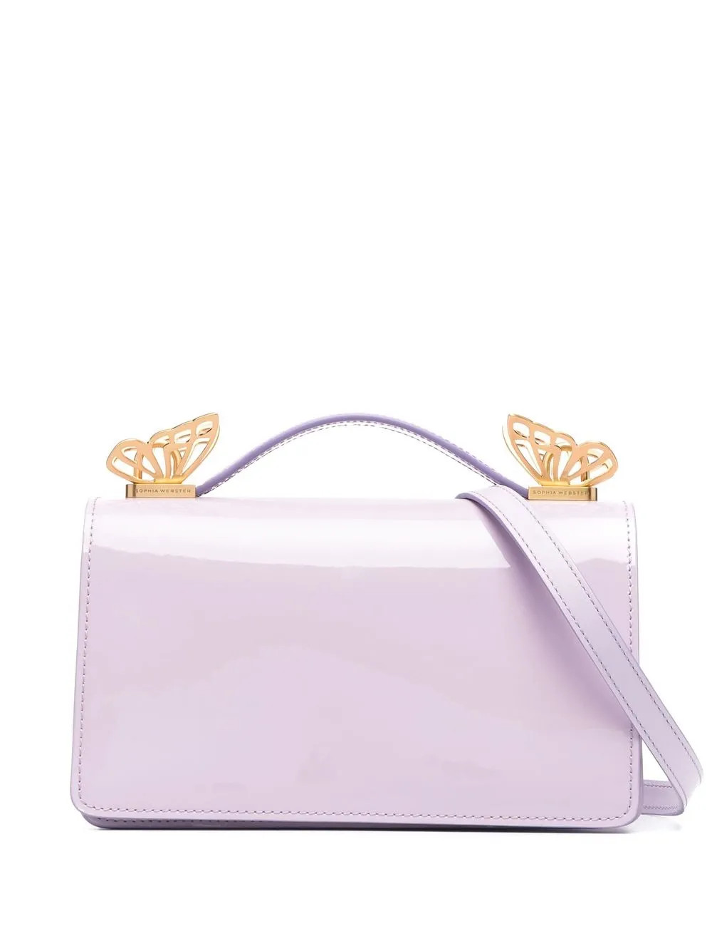 sac porté épaule Mariposa en cuir verni | Farfetch Global