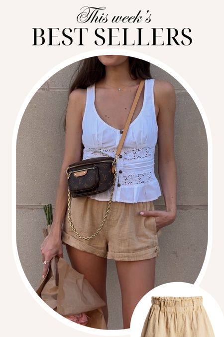 These Free People shorts are under $100!
Spring shorts, spring outfit, spring style, casual outfit, Free People outfit, white tank 

#LTKSeasonal #LTKfindsunder100