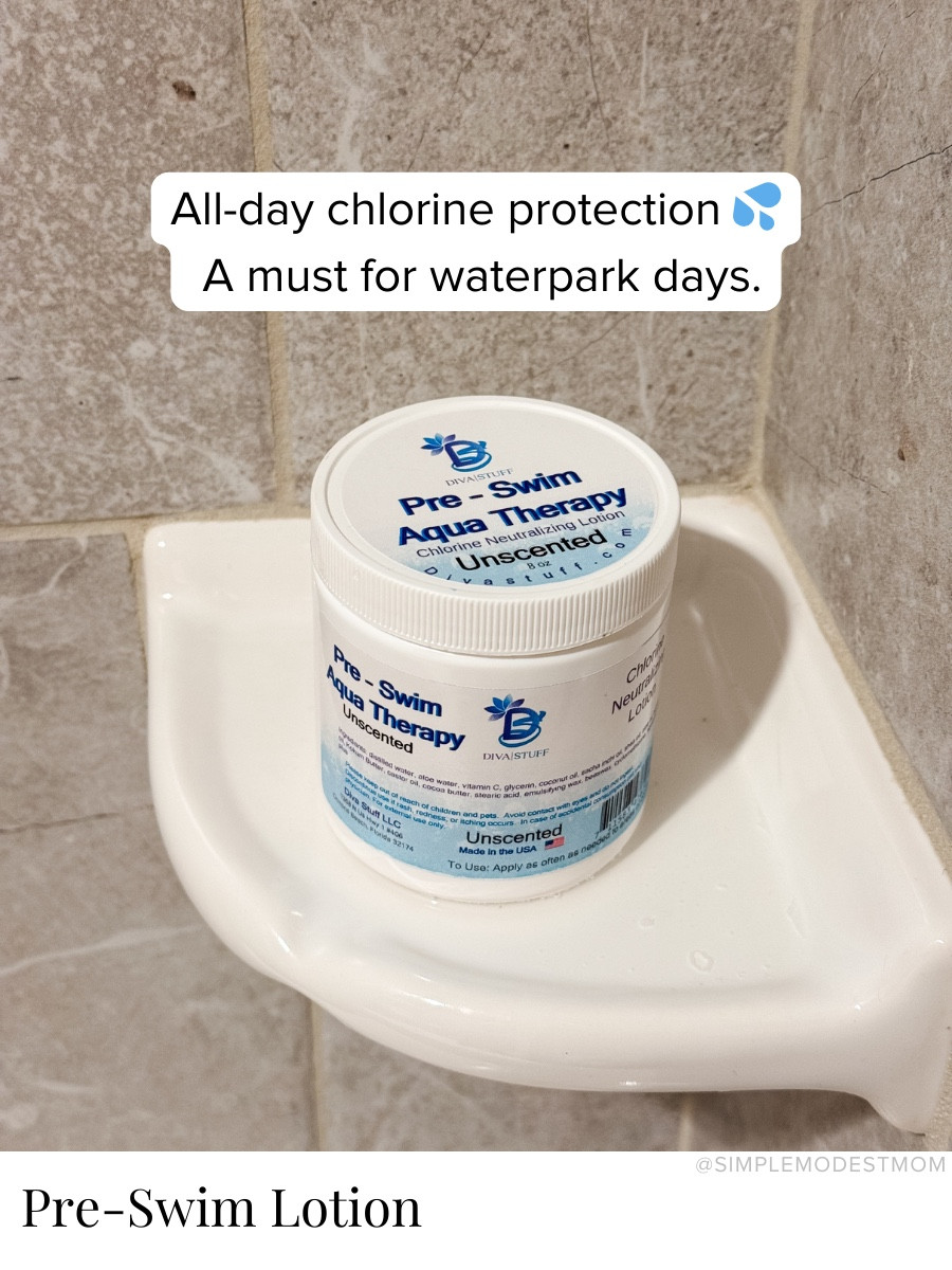 This is a MUST if you’re spending all day in chlorine. It acts as a barrier for skin and is also great for saltwater — definitely packing this for beach season too.

#LTKSwim #LTKmomlife #LTKKids