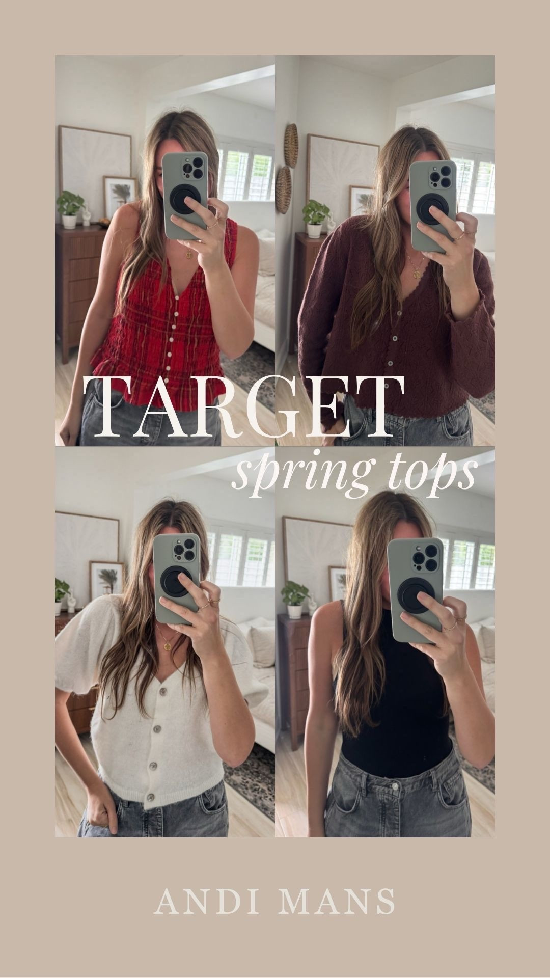 Target tops I'm loving! These are perfect for spring and can easily be dressed up or down. 

#LTKgrwm #LTKootd #LTKdayinmylife