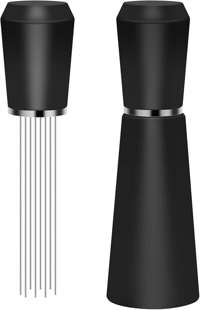 WDT Espresso Tool Metal Black Espresso Coffee Stirrer Heavy Duty 8 Pin WDT Espresso Distribution ... | Amazon (US)