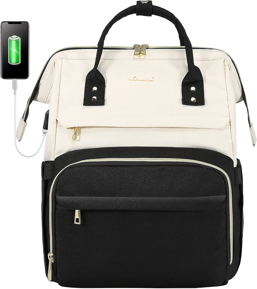 LOVEVOOK Laptop Backpack for Women Fashion Business Computer Backpacks Travel Bags Purse Teacher ... | Amazon (US)