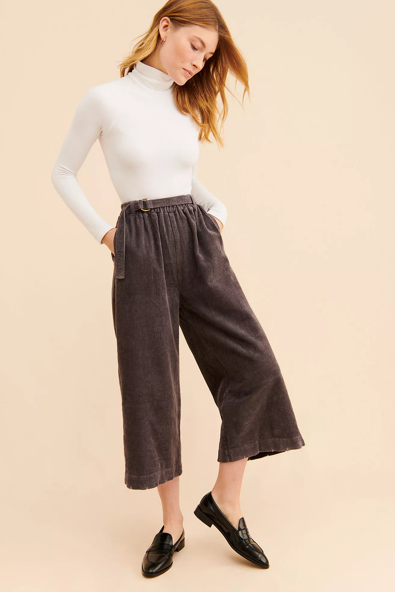 Little Lies Whitney Corduroy Wide Legs | Anthropologie (US)