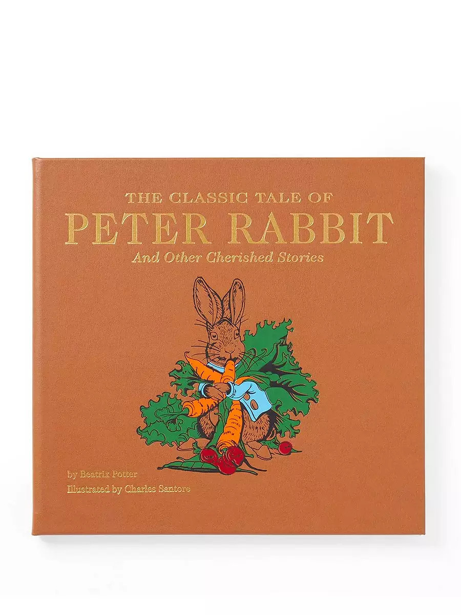 "Peter Rabbit" Leather Bound Book by Beatrix Potter | Serena and Lily