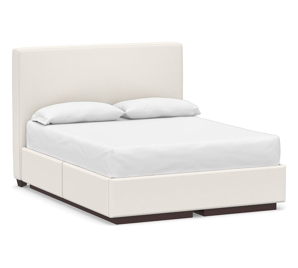 Big Sur Upholstered Storage Platform Bed | Pottery Barn (US)