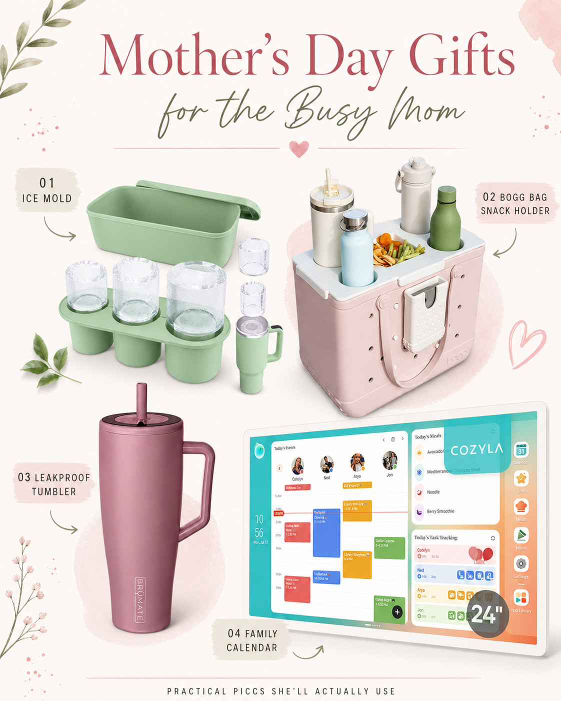 Busy moms say they don’t need anything… but these are the kinds of gifts they’ll actually use 💐

A few practical Mother’s Day picks for the mom who’s always packing snacks, managing schedules, keeping everyone hydrated, and somehow holding the whole day together.

From family organization to on-the-go essentials, these are thoughtful gifts that make mom life a little easier and a lot more fun. #mothersday #gifts #mom 

 #LTKMothersDay #LTKmomlife #LTKSeasonal