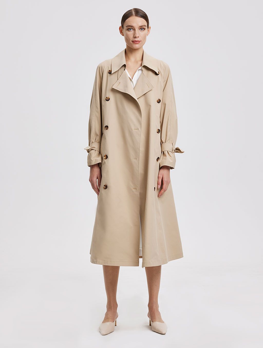 Oversized Belted Trench Coat | Lattelierstore