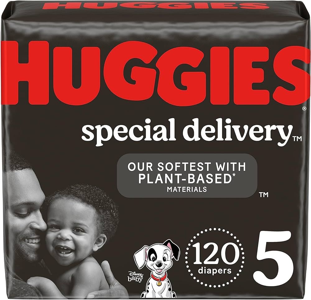 Huggies Special Delivery Hypoallergenic Baby Diapers Size 5 (27+ lbs), 120 Ct, Fragrance Free, Sa... | Amazon (US)