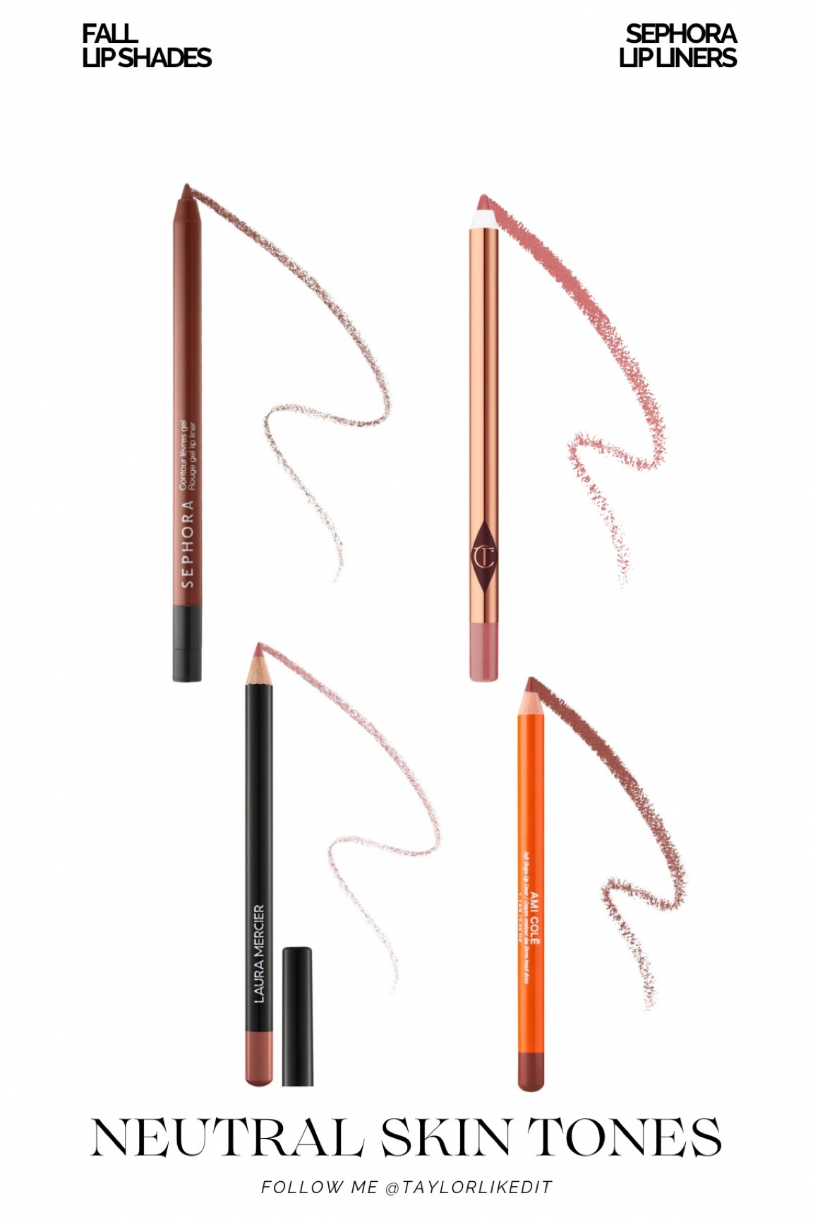 Perfectly defined lips start with the right liner. These fall-ready shades will keep your look polished and on point all day long. 🍂 Which one is your go-to for autumn?

#FallBeauty #LipLinerEssentials #Sephora

#LTKStyleTip #LTKSeasonal #LTKBeauty