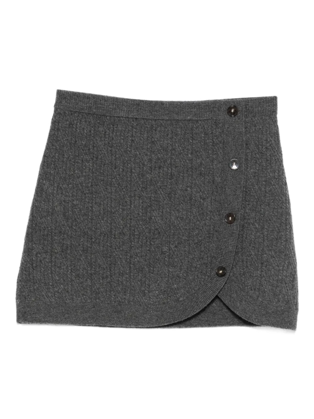 The Garment Como cable-knit Mini Skirt | Grey | FARFETCH | Farfetch Global