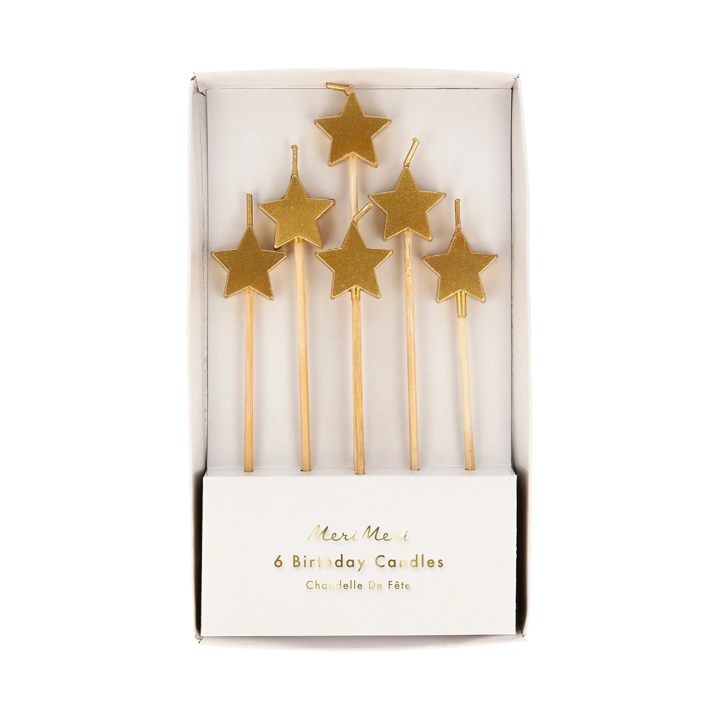 Star Gold Candles | Meri Meri