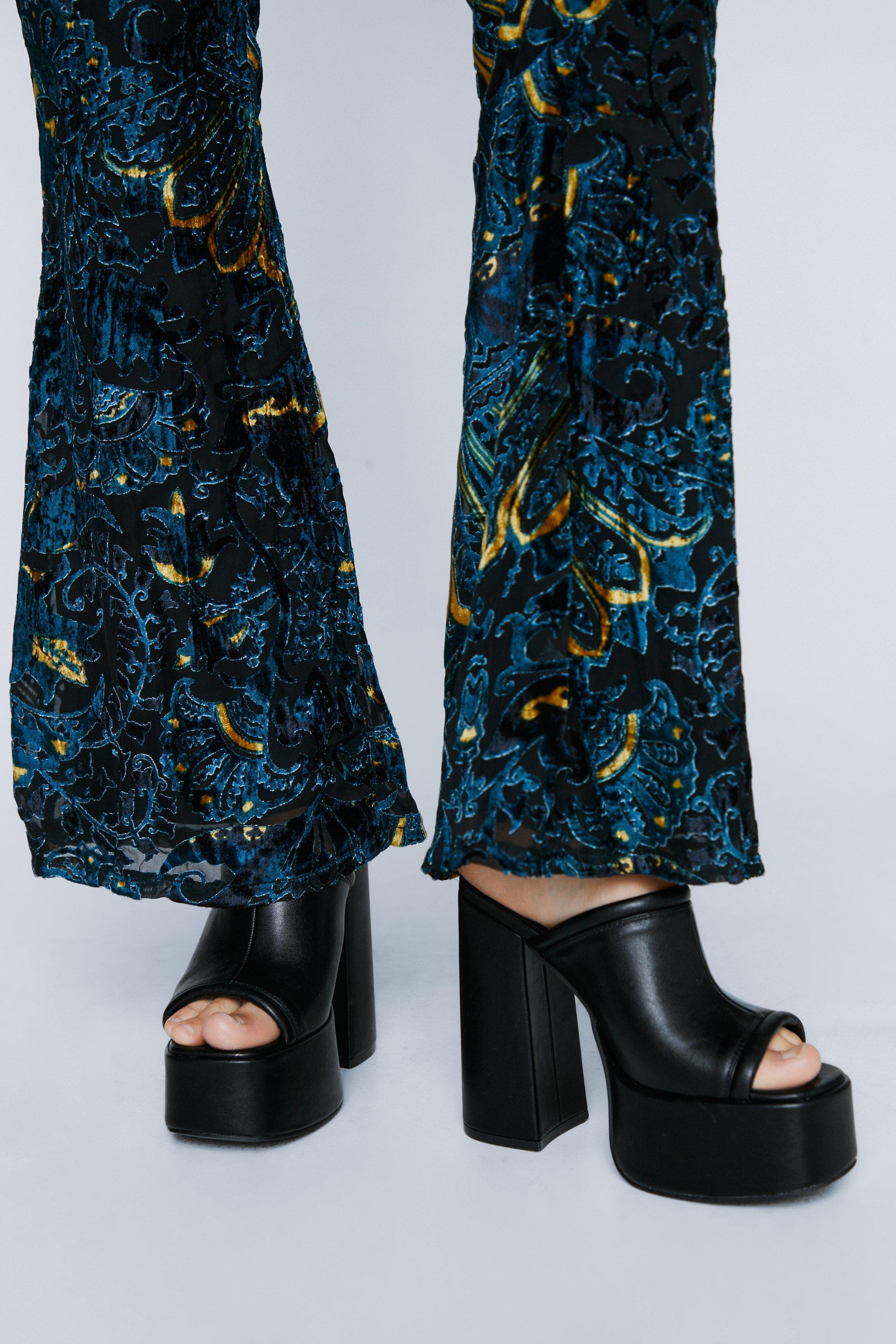 Womens Faux Leather Platform Mules - Black - 6 | Nasty Gal (US)